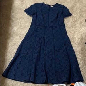 Dark blue dress